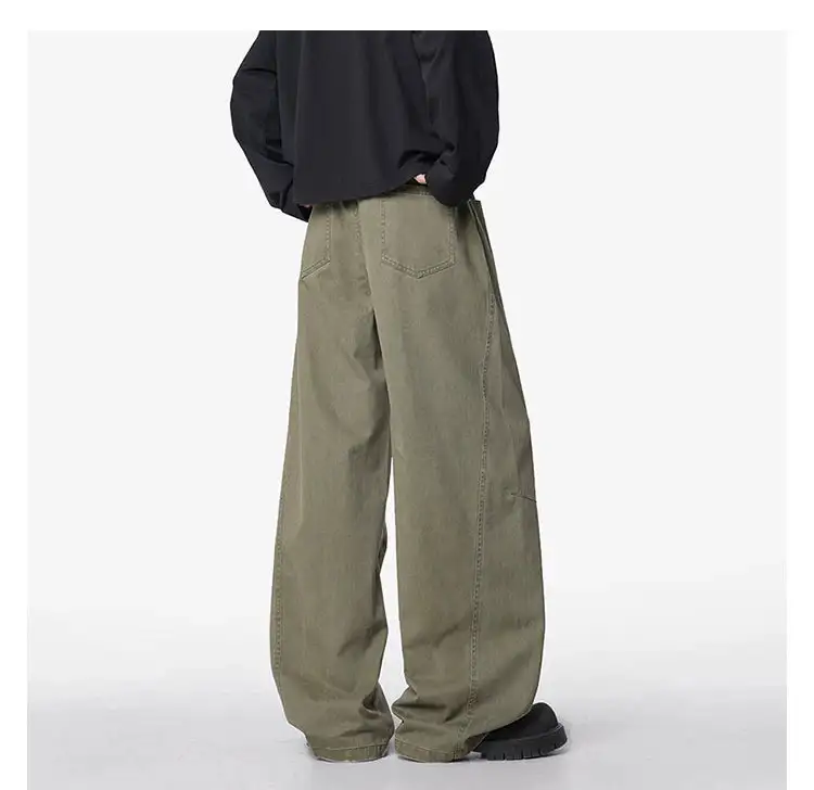 Workwear Ultra-Wide Faded Jeans
