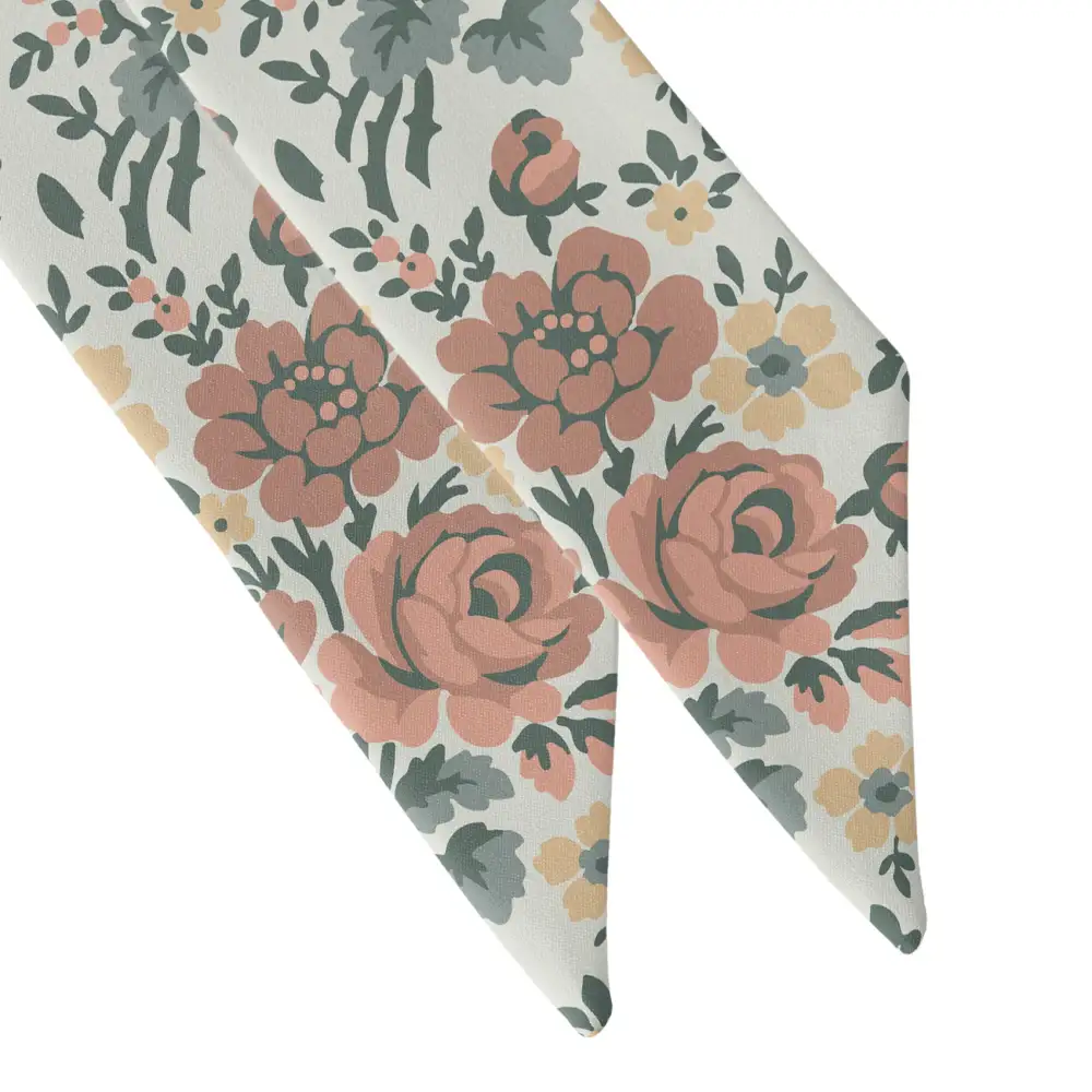 Cooper Floral Pattern Hair Scarf