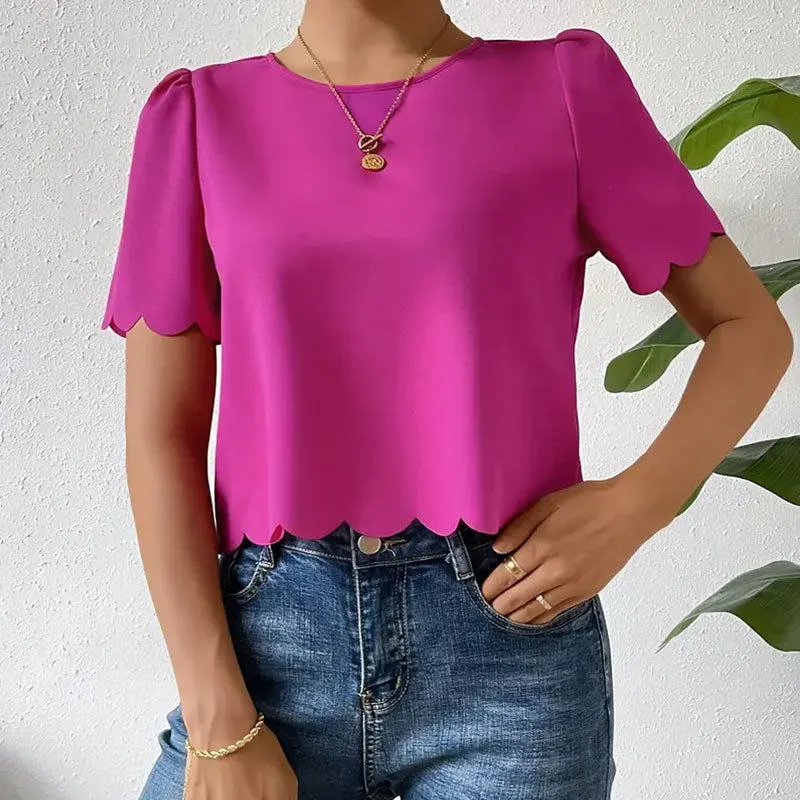 Short Sleeve Round Neck Shirt