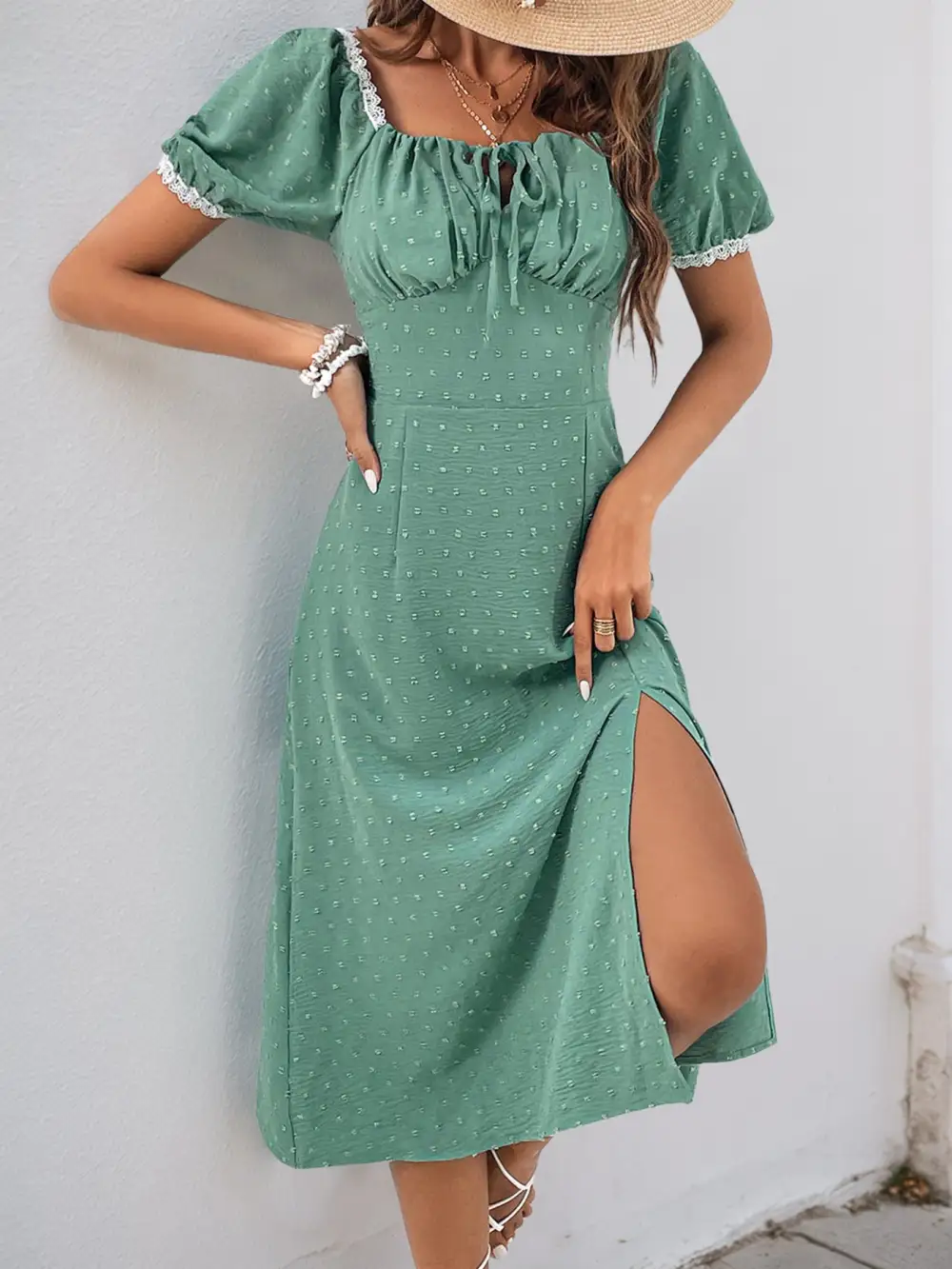 Charlotte Flattering Waist Midi Dress
