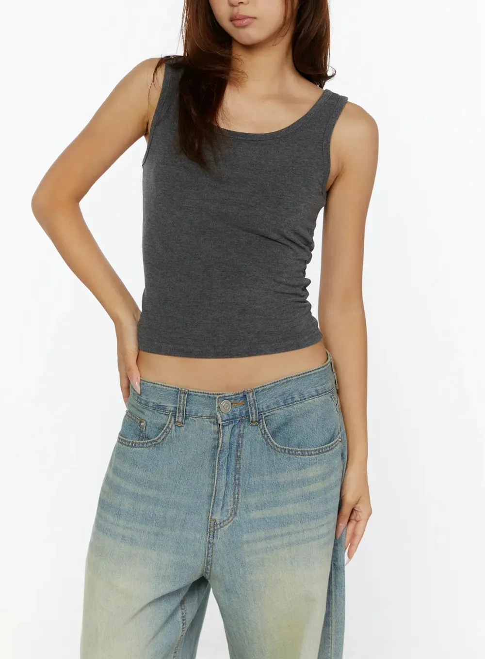 Open-Back Tank Top