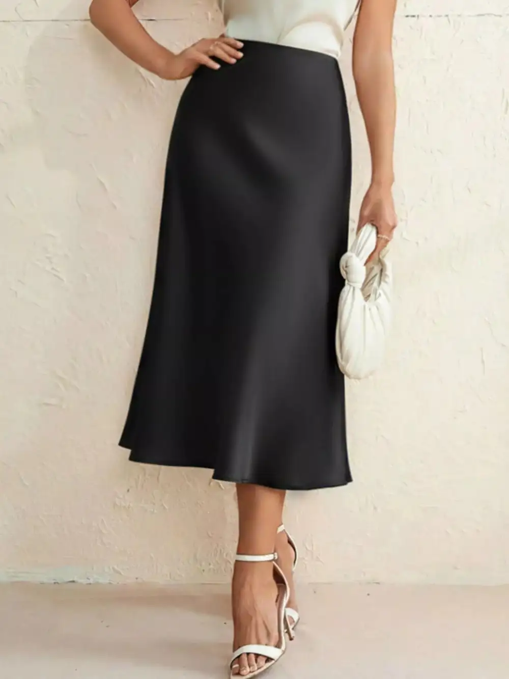 High Waist Midi So Skirt