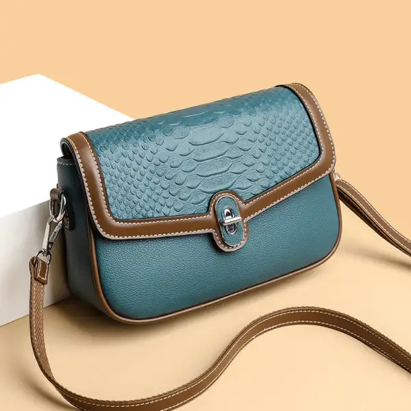 Minimal Textured Crossbody Bag