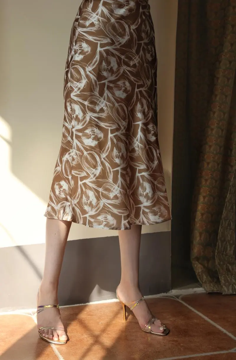 Minimal Movement Everyday Casual Polyester Skirt