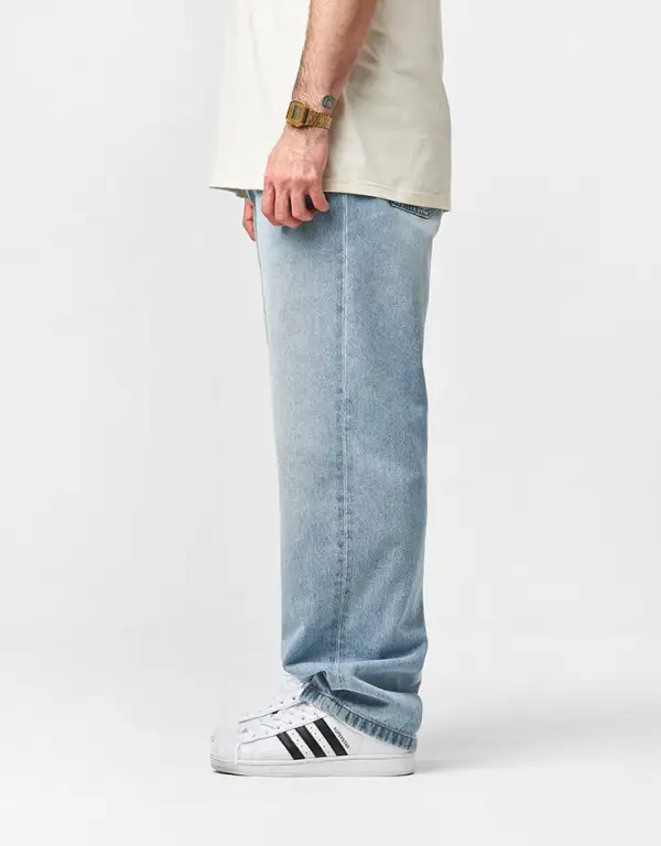 Everyday Worn Bleached Relaxed Denim Jeans