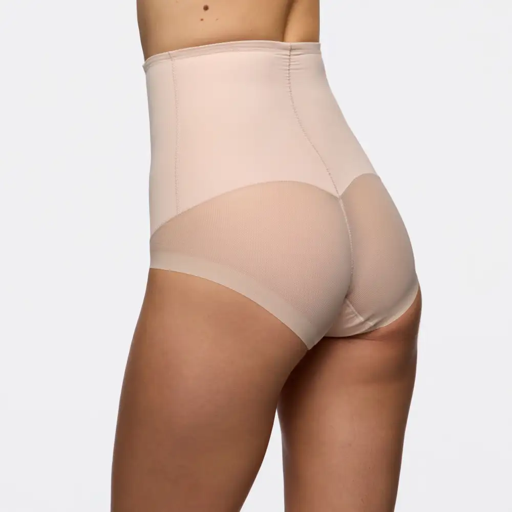 Women's Cotton Gusset Mesh Cotton Breathable Supportive Fit Shaping Panty