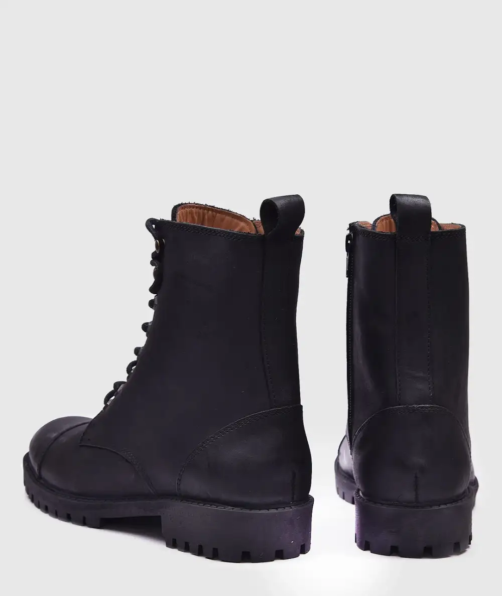 Men's Modern Lace Up Leather Everyday Boots