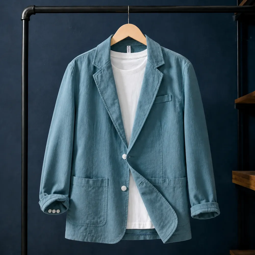 Notched-Lapel Relaxed Jacket