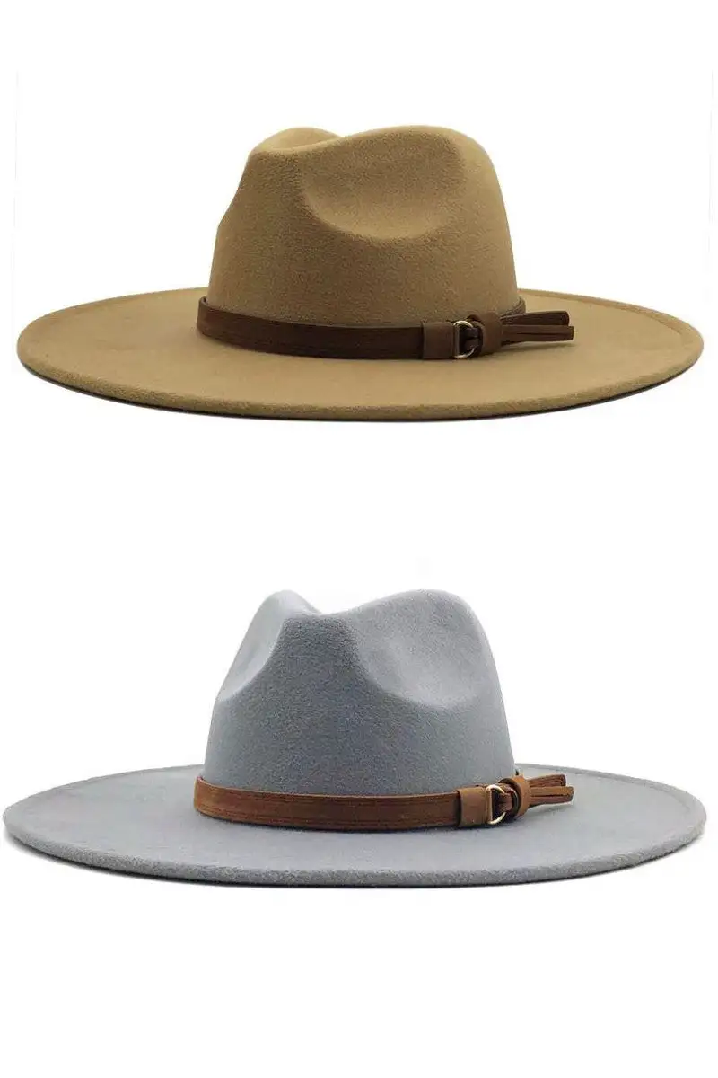Wide Brim Fedora Classic Panama Hat