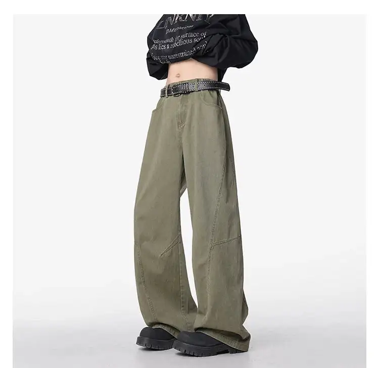 Workwear Ultra-Wide Faded Jeans