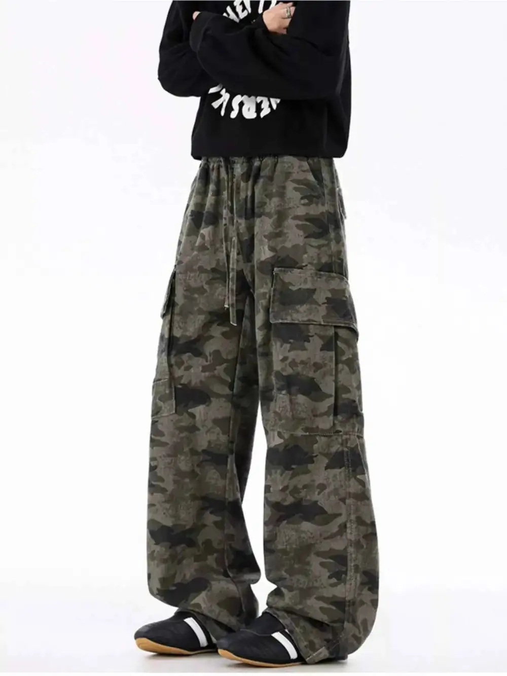 Everyday Camouflage Wide Leg Pants