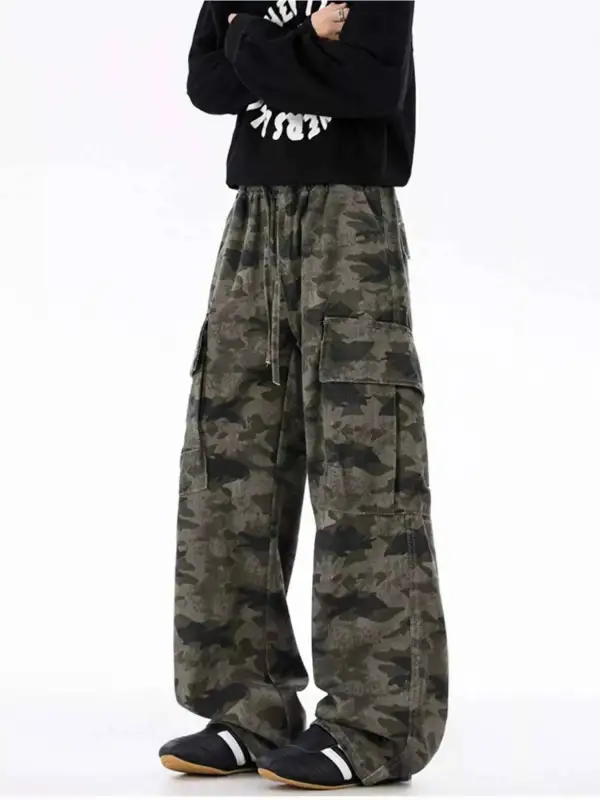 Everyday Camouflage Wide Leg Pants