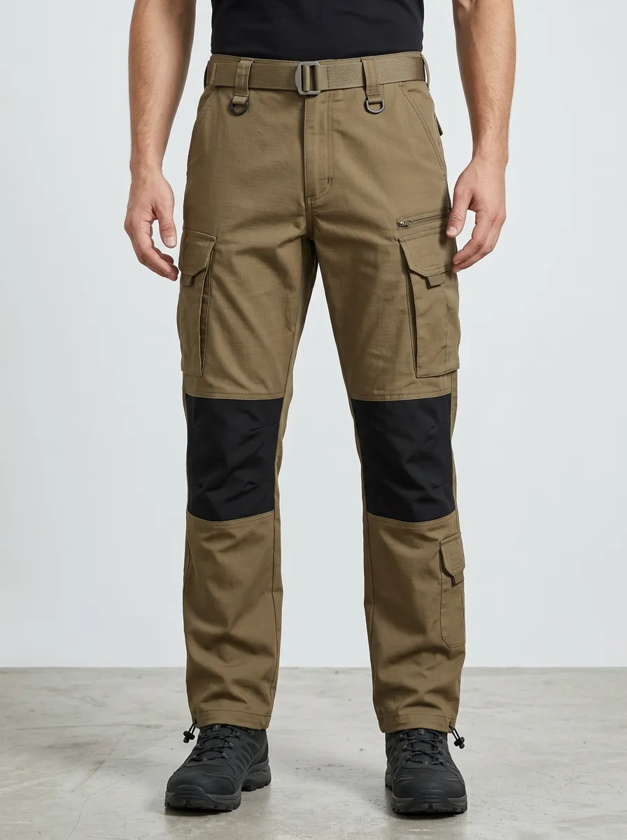 Practical Outdoor Tactical-Inspired Cargo Pants with Field-Inspired Detailing