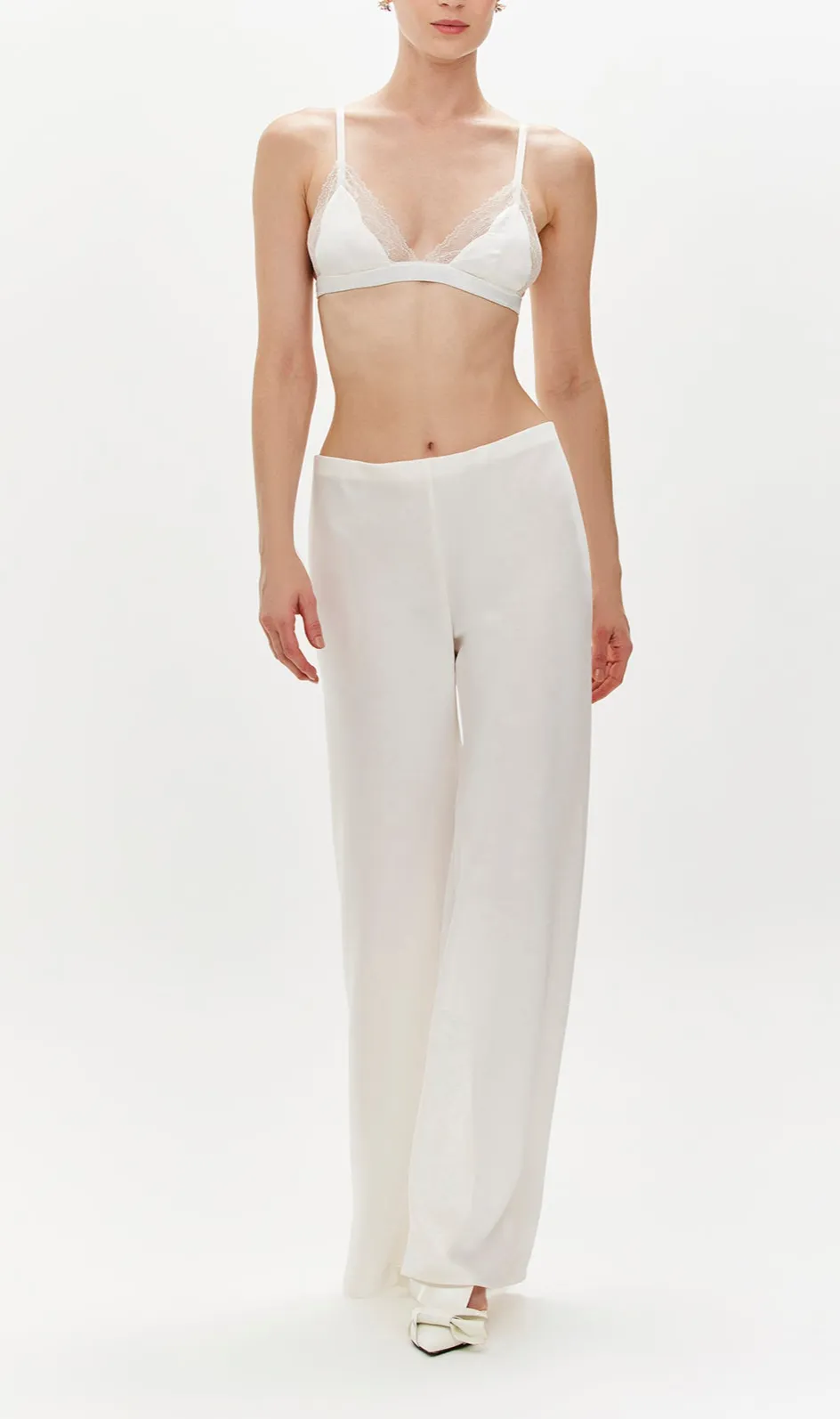 Refined Satin Soft-Cup Triangle Bra