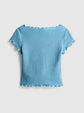 7-15yrs | Crinkle Textured Blouse