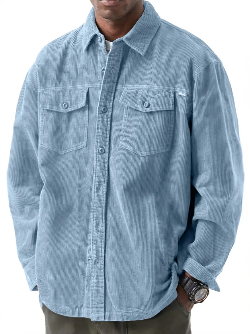 Corduroy Double Pocket Shirt