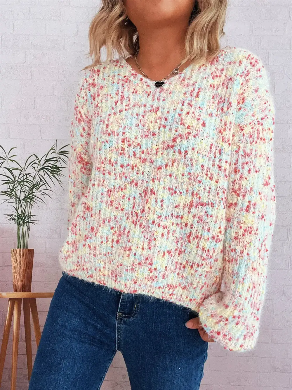 Modern Long Sleeve Everyday Sweater