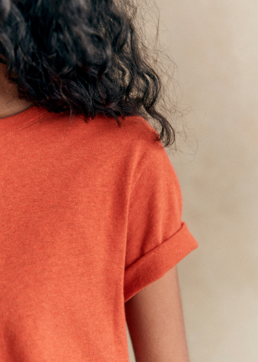 Cotton And Linen Loose Short-Sleeved T-Shirt