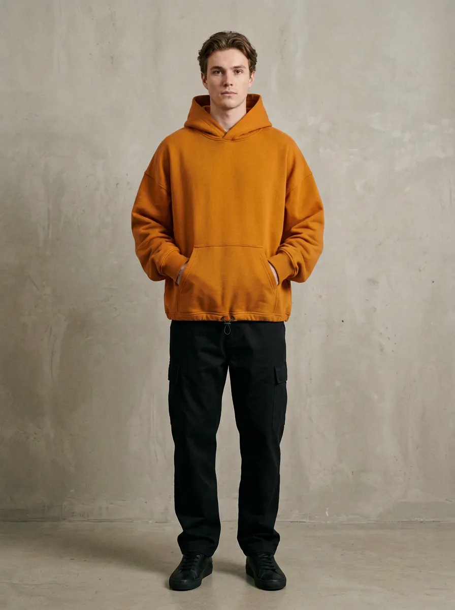 Layering Ready Plain Unisex Everyday Hoodie