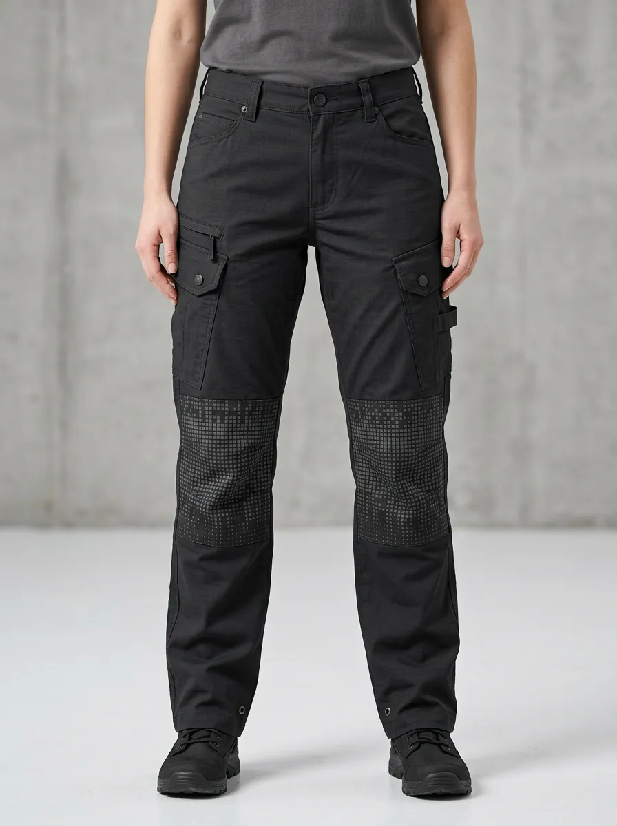 Unisex Tactical Pixel Knee Printed Work Pants