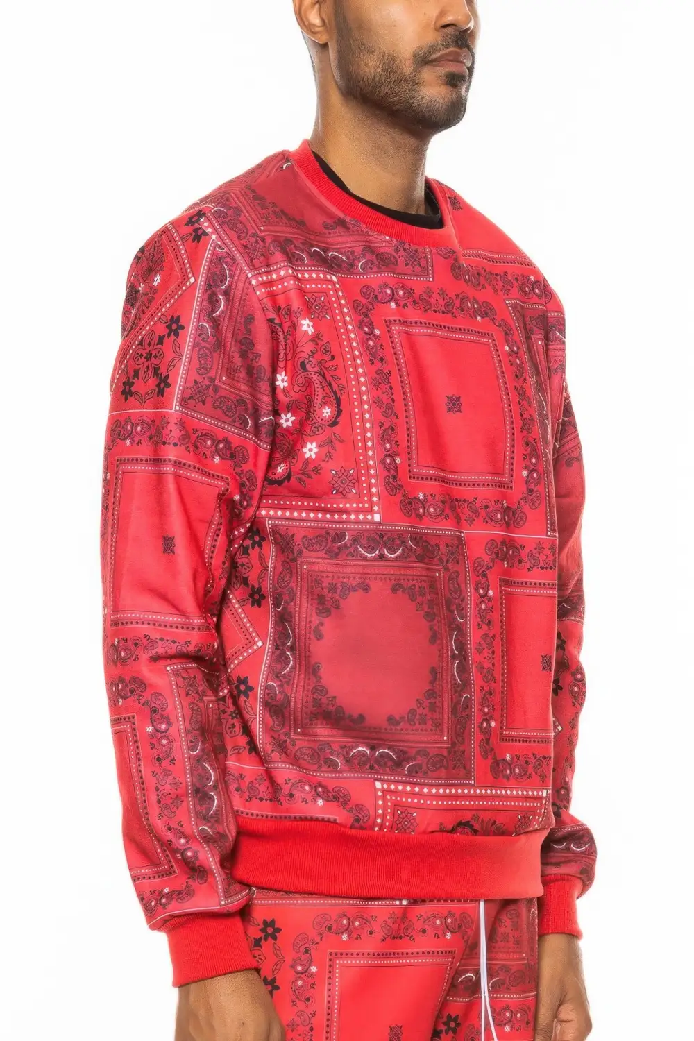 Print Crew Neck Sweatshirt