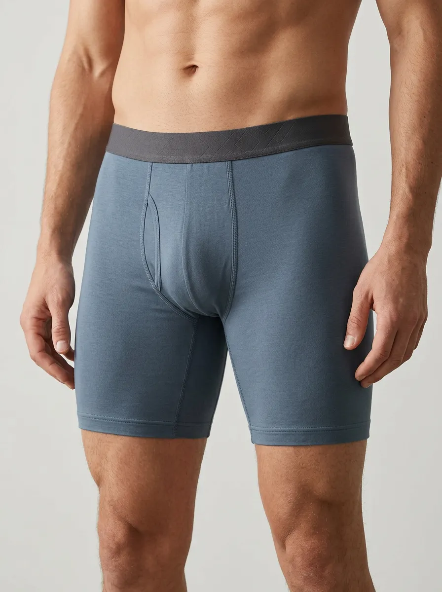 Classic Minimalist Waistband Detail Edit Men's Boxer Briefs