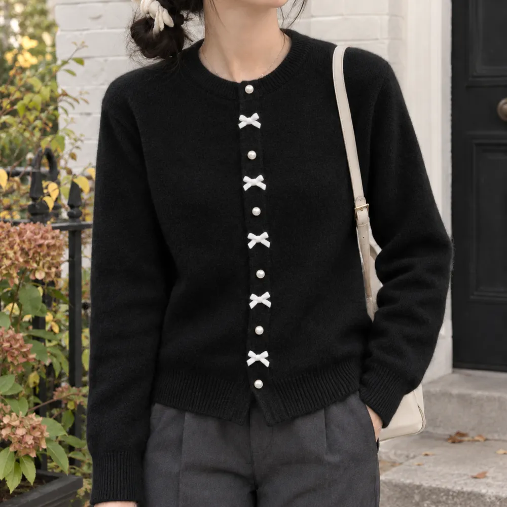 Bow Detail Cardigan