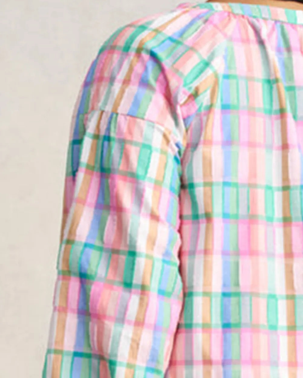 Cotton Check Top