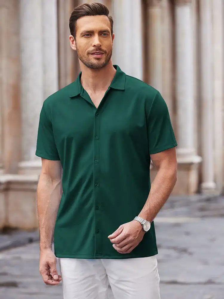 Casual Wrinkle Free Stretch Shirt