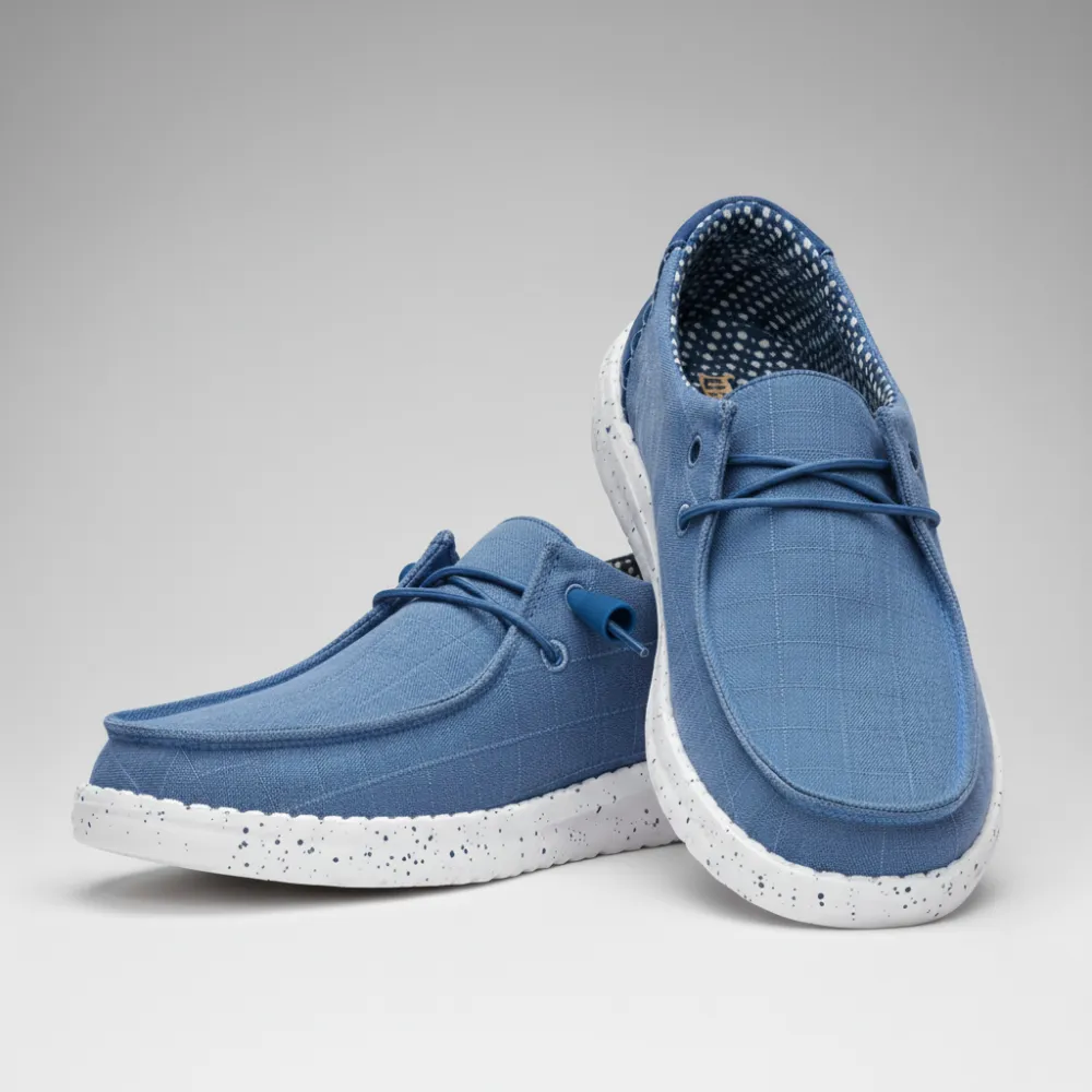 Wendy Chambray Grid Casual Shoe