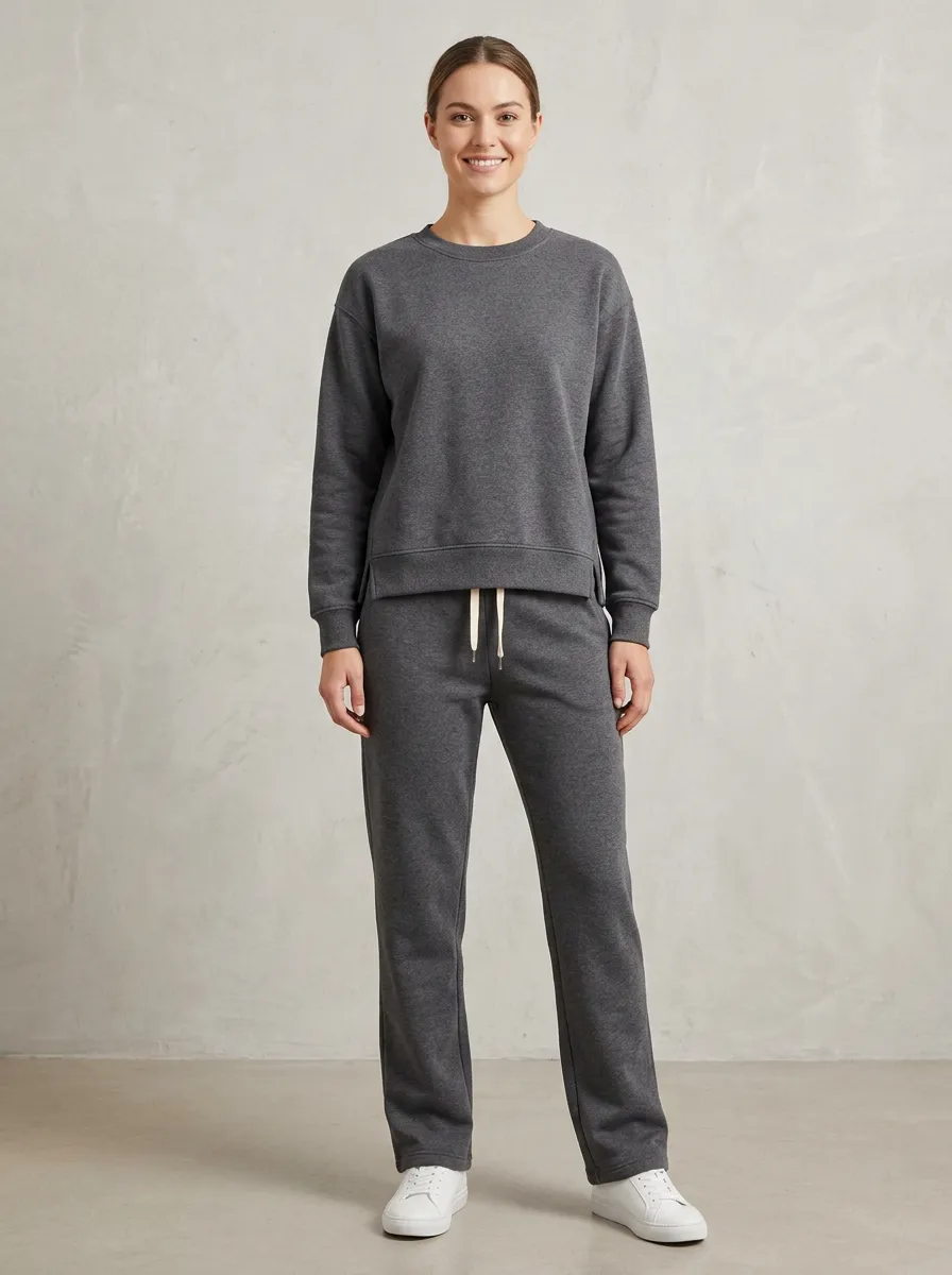 Women's Active Printed Sweatpants Set
