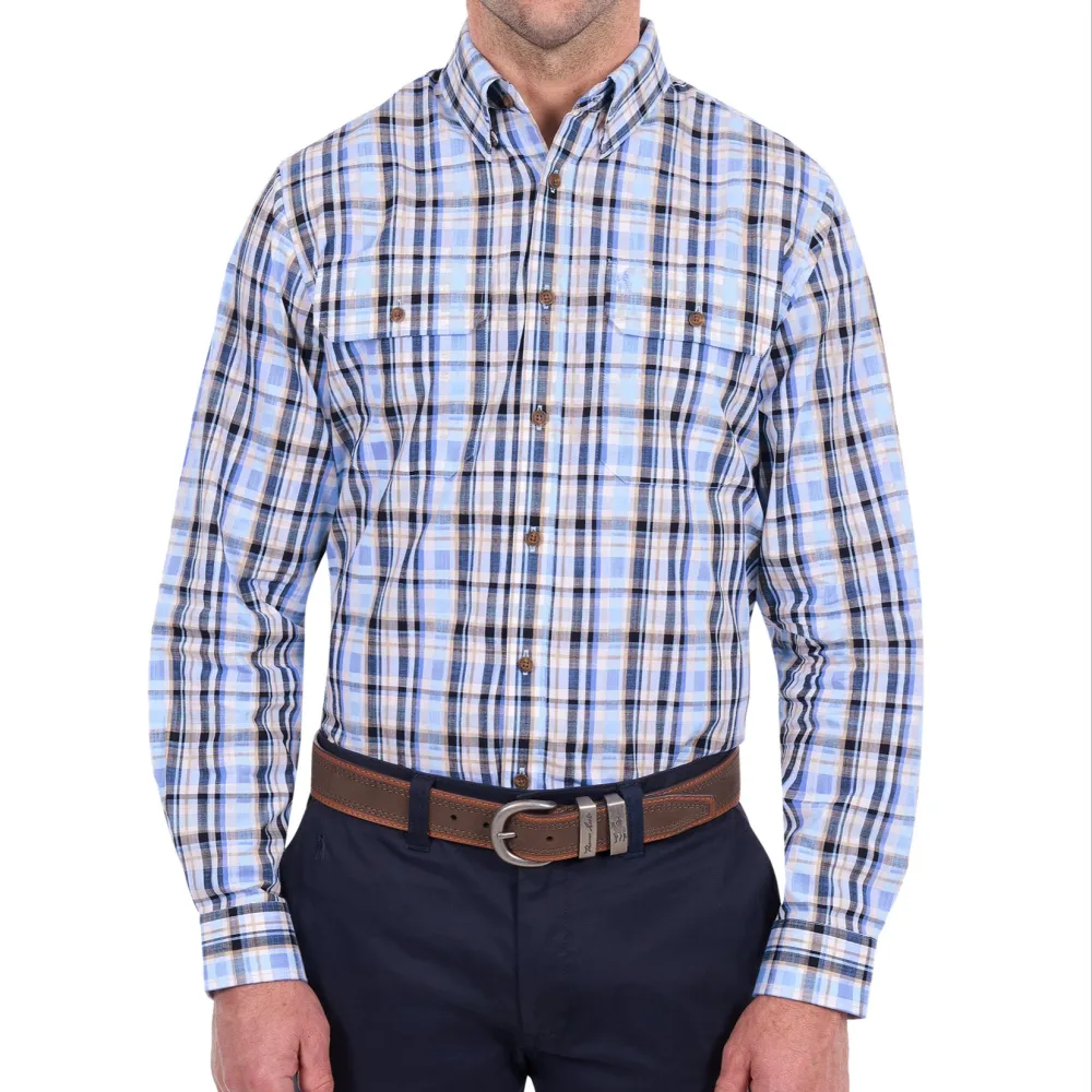Men's Modern Pocket Long Sleeve Shirt