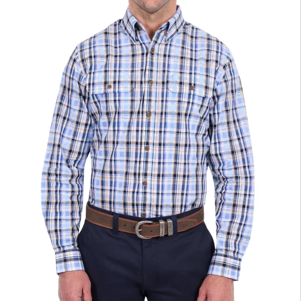 Men's Modern Pocket Long Sleeve Shirt