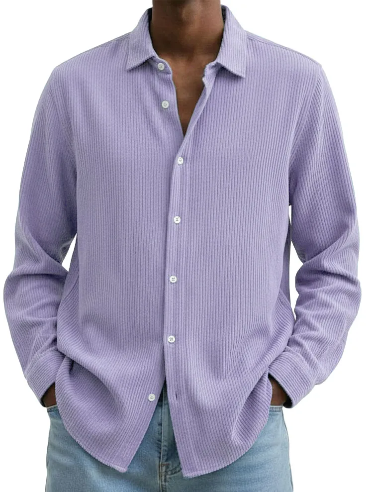 Corduroy Camp Collar Shirt