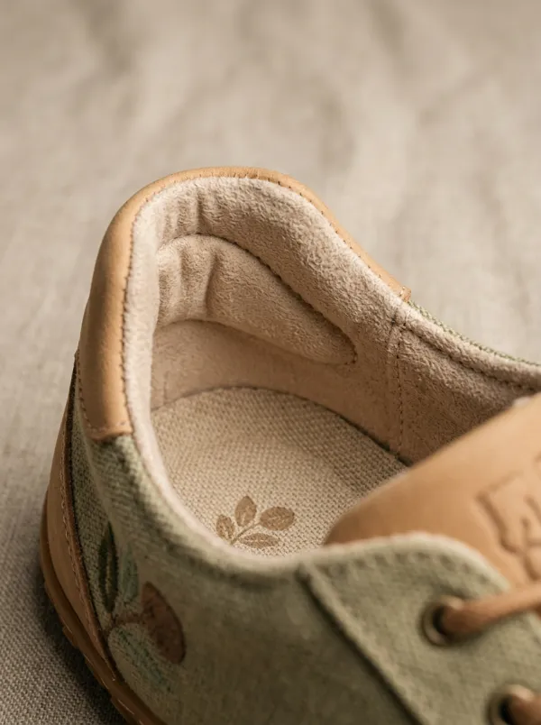Minimal Botanical Leaf Comfort Edit Unisex Barefoot Shoes
