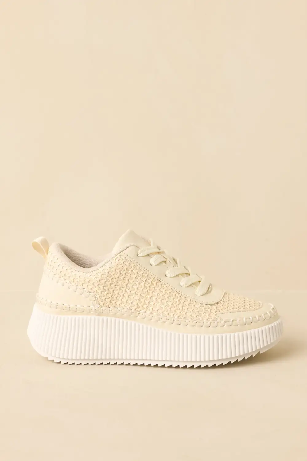 Knit Platform Sneakers