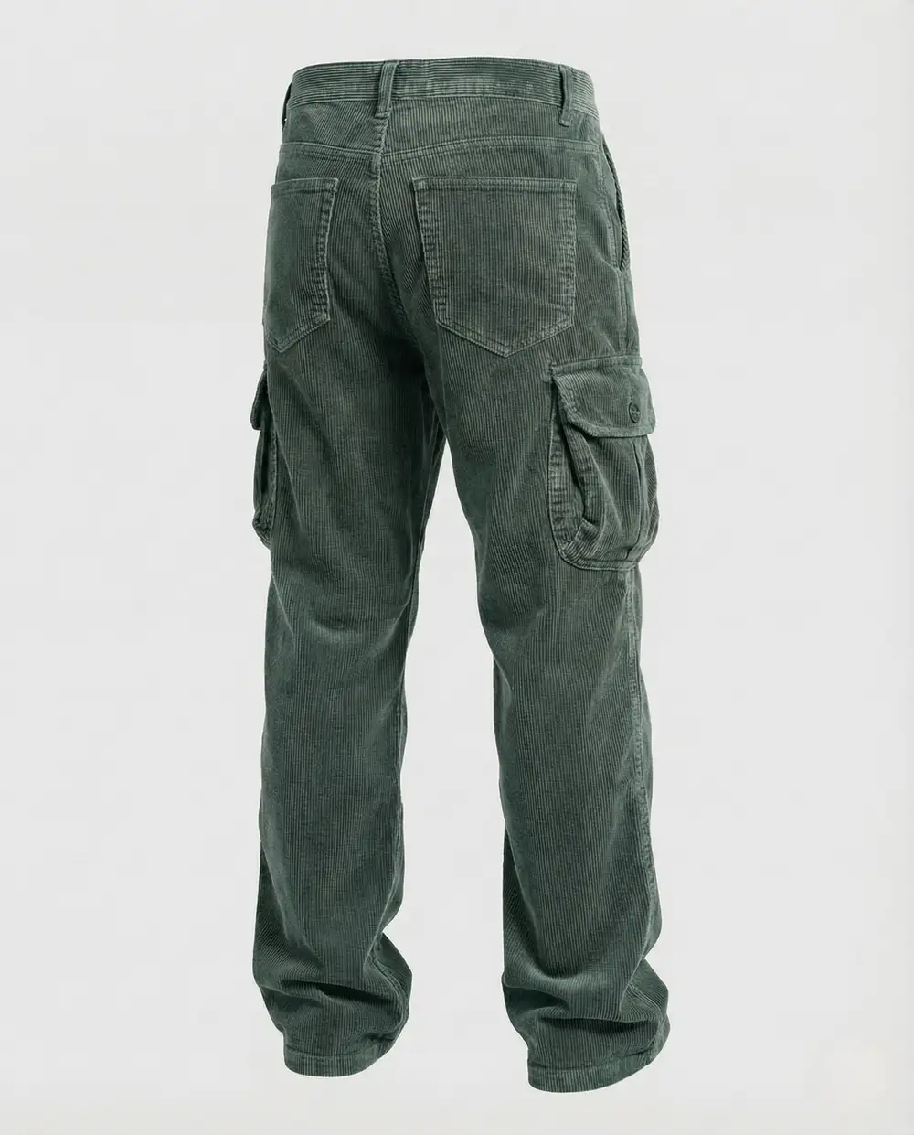 Men's Cord Cargo Pants Pockets