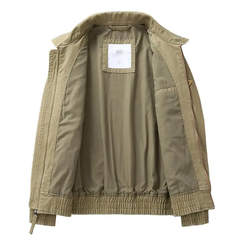 Streamlined Zip Cotton Jacket