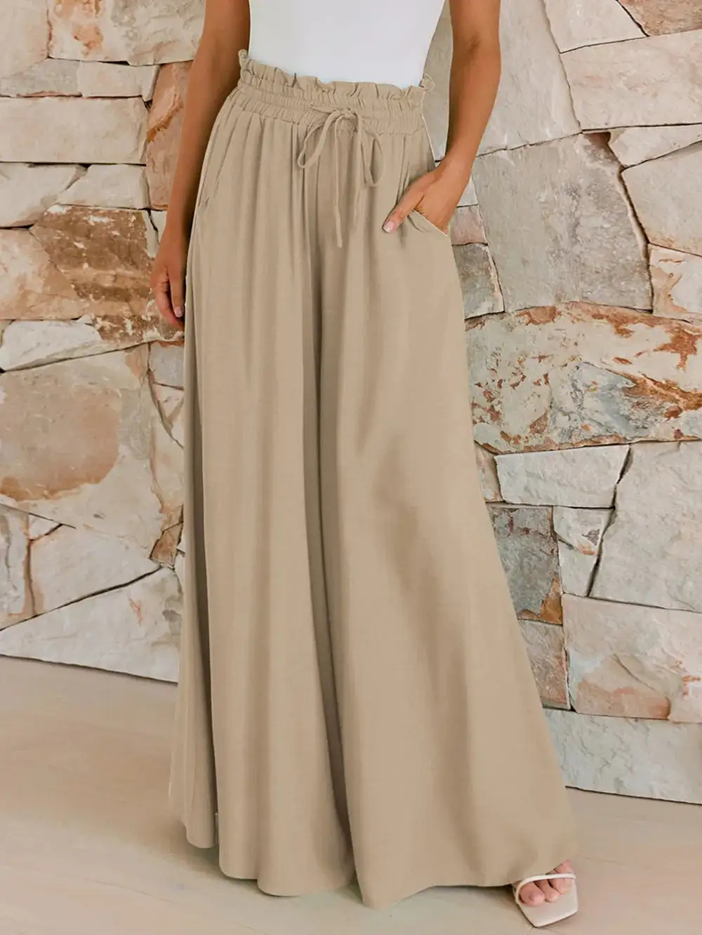 Modern Wide Leg Trousers