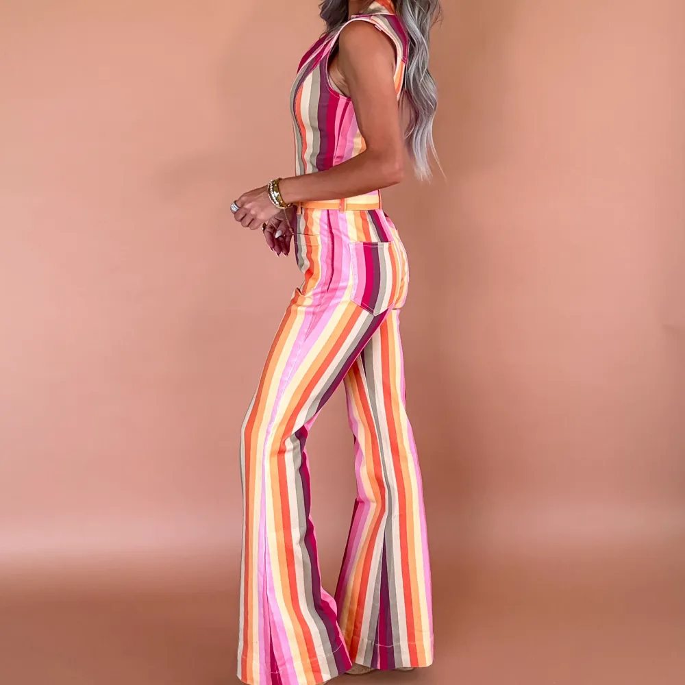 Rhythm Striped Jumpsuit