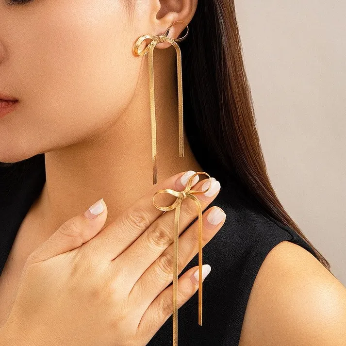 Vintage Butterfly Statement Earrings
