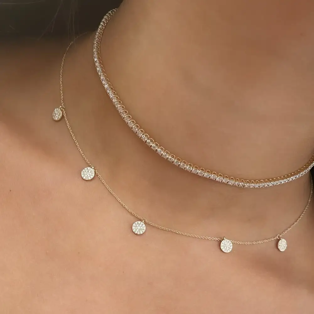 Minimal Timeless Classic Diamond Necklace