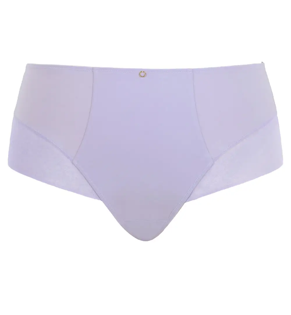 Everyday High-Waist Lace Cotton High-Leg Brief Panty