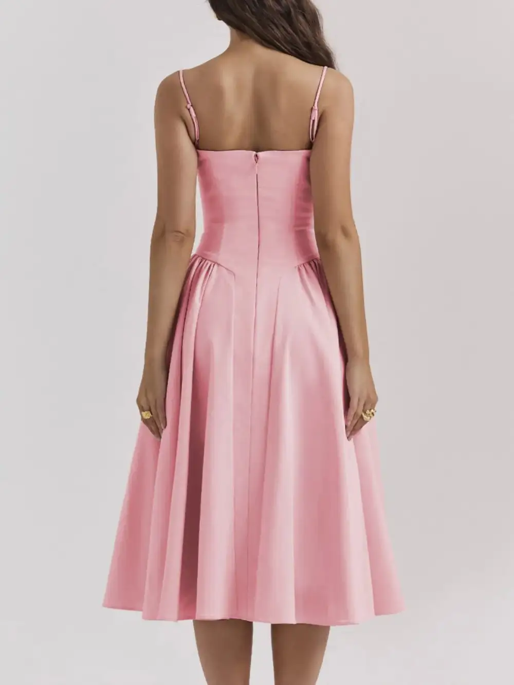 Ruched Sweetheart Neck Cami Dress