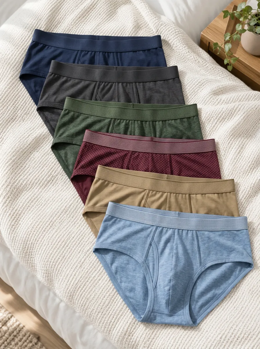 Men's Everyday Printed Boxer Briefs Six Pack