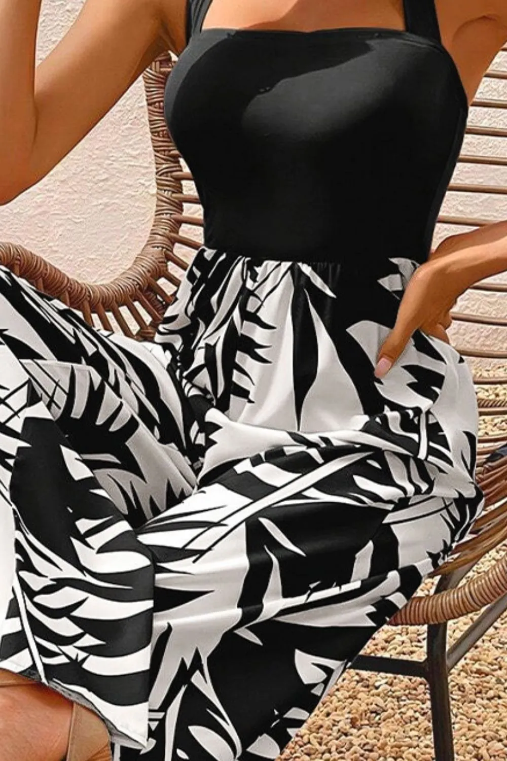 Halter Wide Leg Jumpsuit