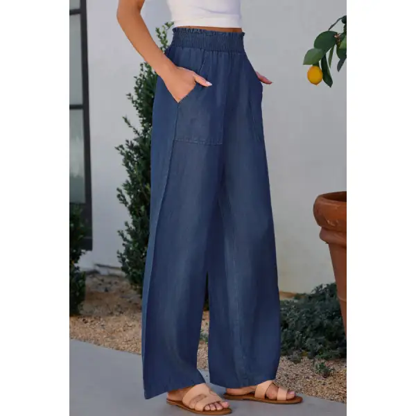 Soft Wide Leg Pants with Pockets