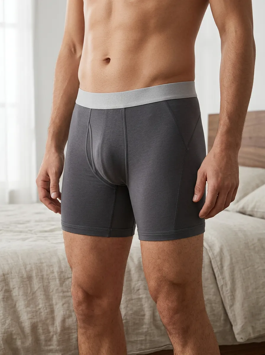 Easy-Wear Modern Look Men's Boxer Briefs