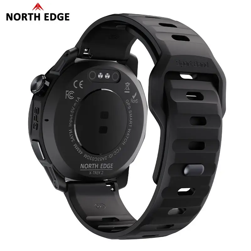 North Edge GPS watch outdoor advanture watch with bluetooth calling X-Trek 2