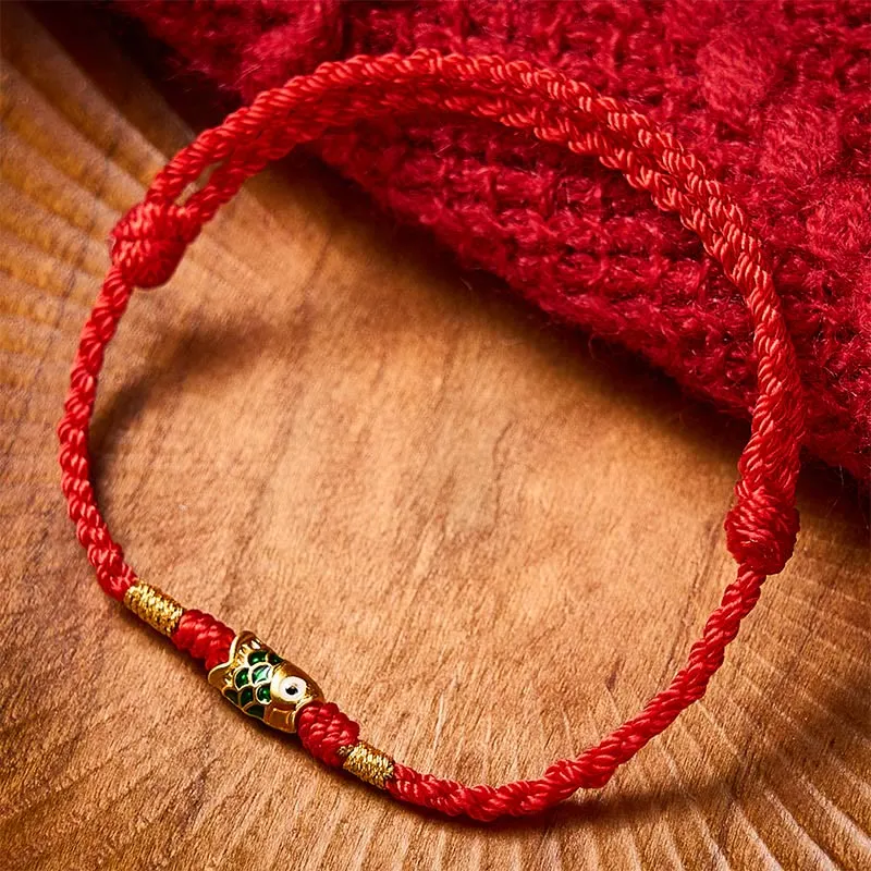 Hand Woven Koi Fish Rope Bracelet